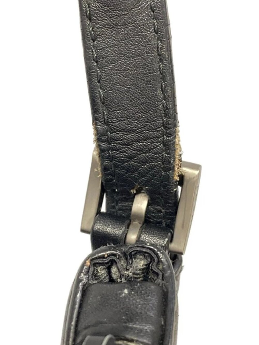 PRADA Black Leather Shoulder Bag - Picture 10 of 15
